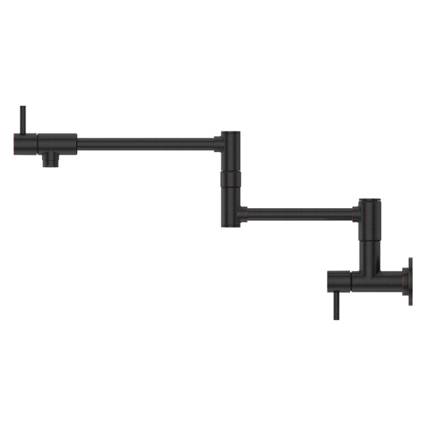 Lita Wall Mount Pot Filler 1-Handle Tuscan Bronze