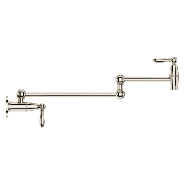 Port Haven Pot Filler 2-Handle Polished Nickel