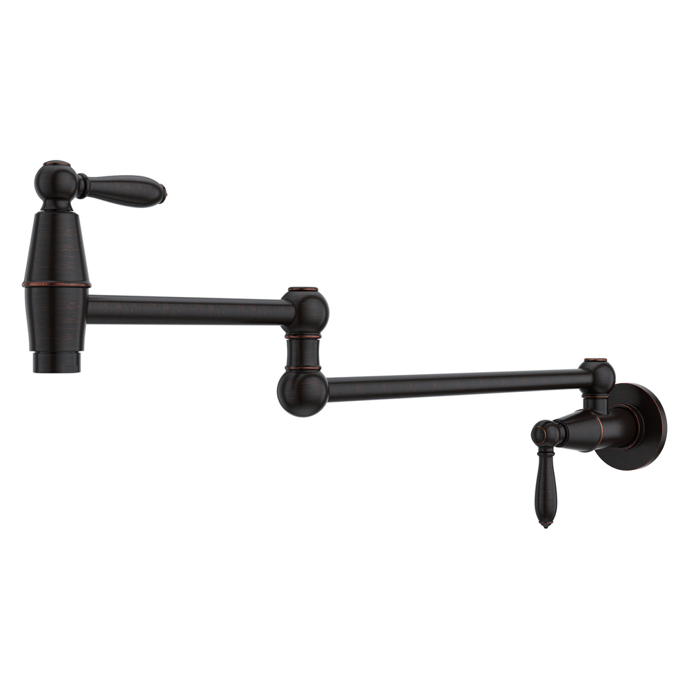 Port Haven Pot Filler 2-Handle Tuscan Bronze