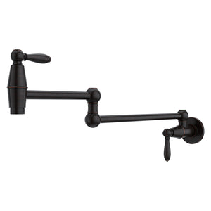 Port Haven Pot Filler 2-Handle Tuscan Bronze