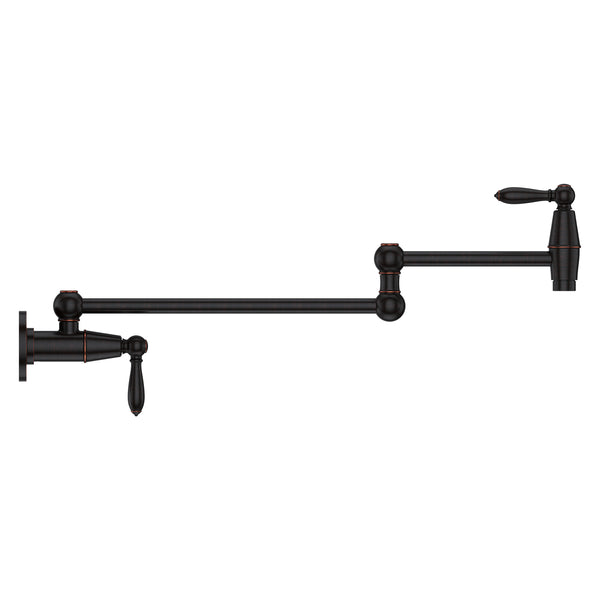 Port Haven Pot Filler 2-Handle Tuscan Bronze