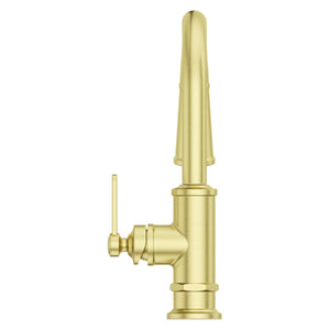 Port Haven Bar/Prep Faucet Pull-Down 1-Handle Brushed Gold