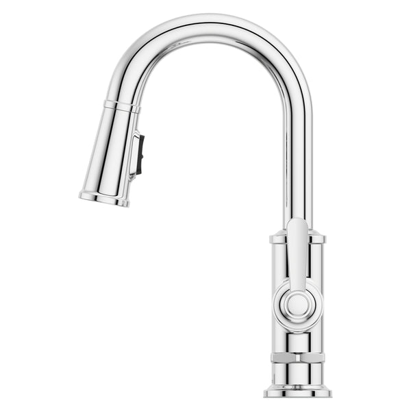 Port Haven Bar/Prep Faucet Pull-Down 1-Handle Polished Chrome
