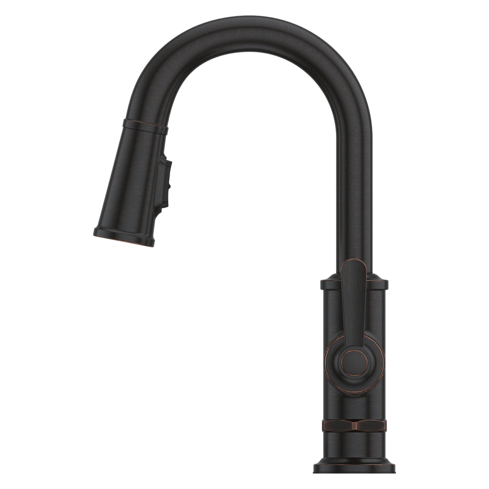 Port Haven Bar/Prep Faucet Pull-Down 1-Handle Tuscan Bronze