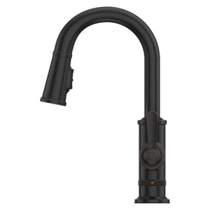 Port Haven Bar/Prep Faucet Pull-Down 1-Handle Tuscan Bronze