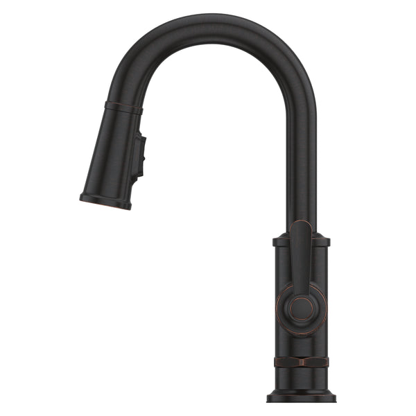 Port Haven Bar/Prep Faucet Pull-Down 1-Handle Tuscan Bronze