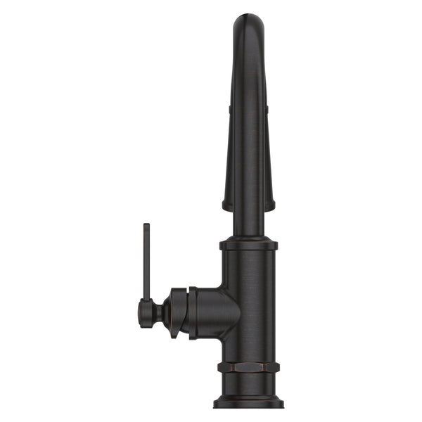 Port Haven Bar/Prep Faucet Pull-Down 1-Handle Tuscan Bronze