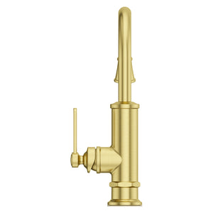 Port Haven Bar/Prep Faucet 1-Handle Brushed Gold