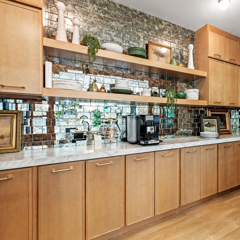 Shop Brentwood Fawn Slim Shaker Cabinets