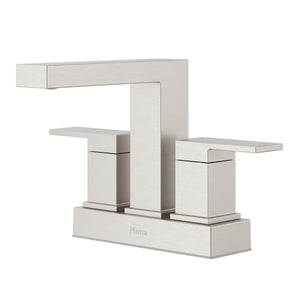 Dumont Bathroom Faucet 4In Centerset 2 Handle Spot Defense Brushed Nickel