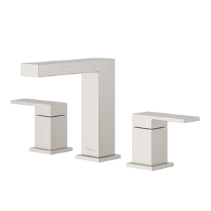 Dumont Bathroom Faucet 8In Widespread 2 Handle Spot Defense Brushed Nickel