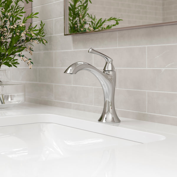 Rhen Bathroom Faucet 1-Handle Polished Chrome