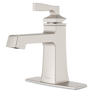 Holliston Bathroom Faucet Single Control 1 Handle Spot Defense Brushed Nickel