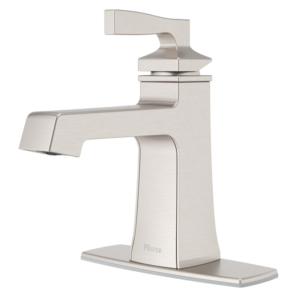Holliston Bathroom Faucet Single Control 1 Handle Spot Defense Brushed Nickel