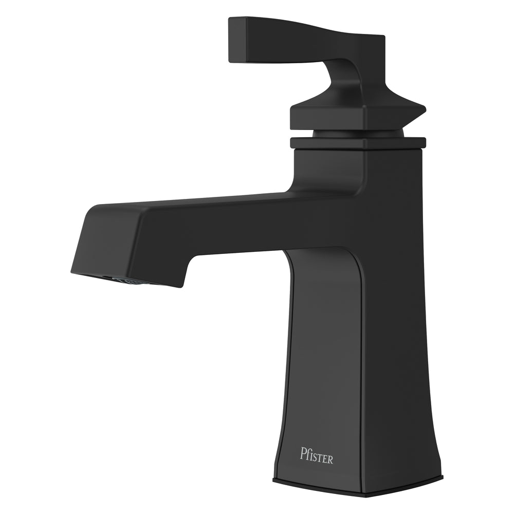 Holliston Bathroom Faucet Single Control 1 Handle Spot Defense Matte Black