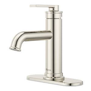 Havenridge Bathroom Faucet Single Control 1 Handle Polished Nickel