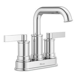 Havenridge Bathroom Faucet 4In Centerset 2 Handle Polished Chrome