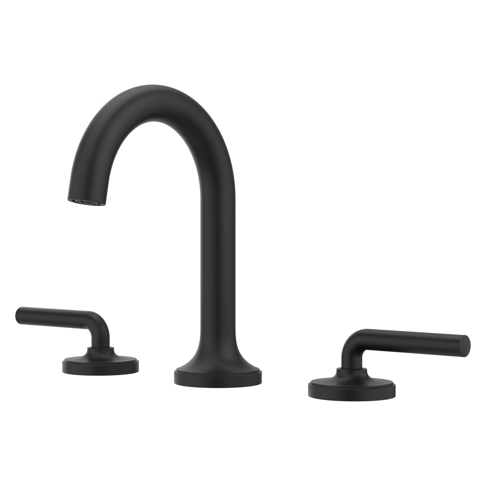 Tenet Bathroom Faucet Widespread Faucet 2-Handle Matte Black
