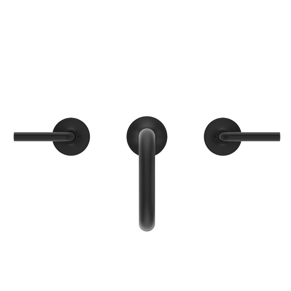 Tenet Bathroom Faucet Widespread Faucet 2-Handle Matte Black