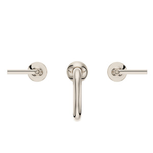 Tenet Bathroom Faucet Widespread Faucet 2-Handle Polished Nickel