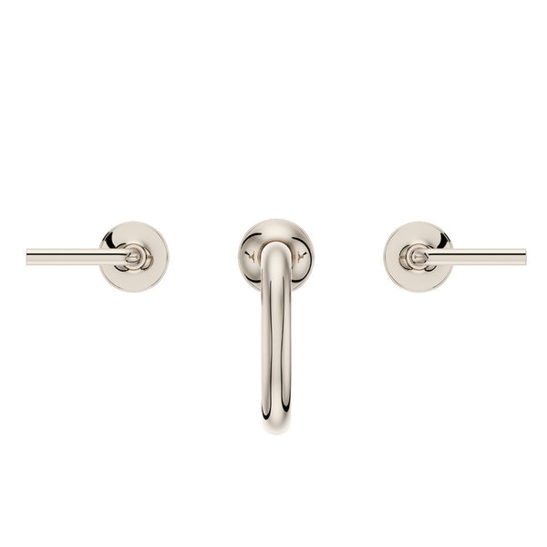 Tenet Bathroom Faucet Widespread Faucet 2-Handle Polished Nickel
