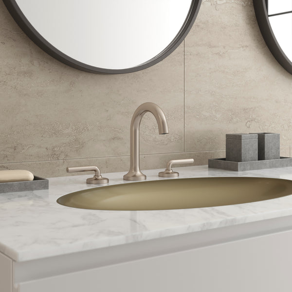 Tenet Bathroom Faucet Widespread Faucet 2-Handle Brushed Nickel