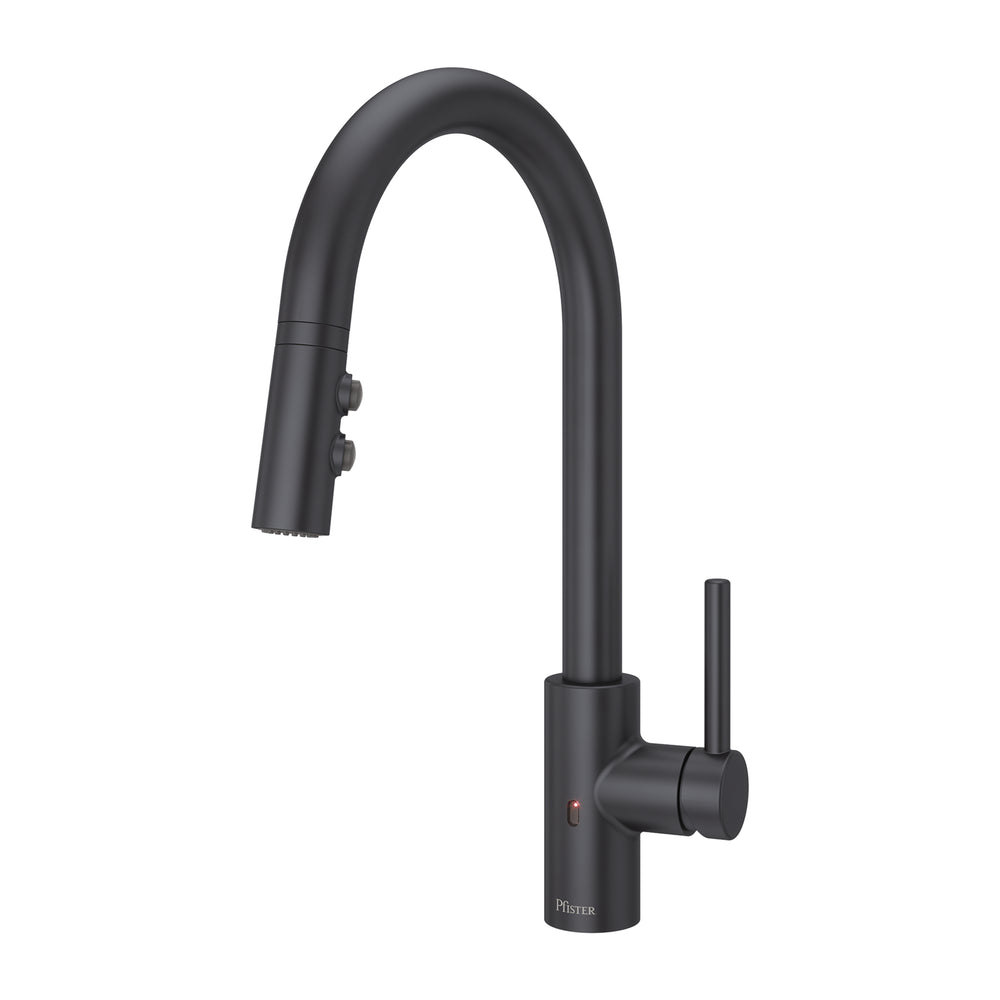 Stellen Kitchen Faucet Touchless Pull Down 1-Handle Matte Black
