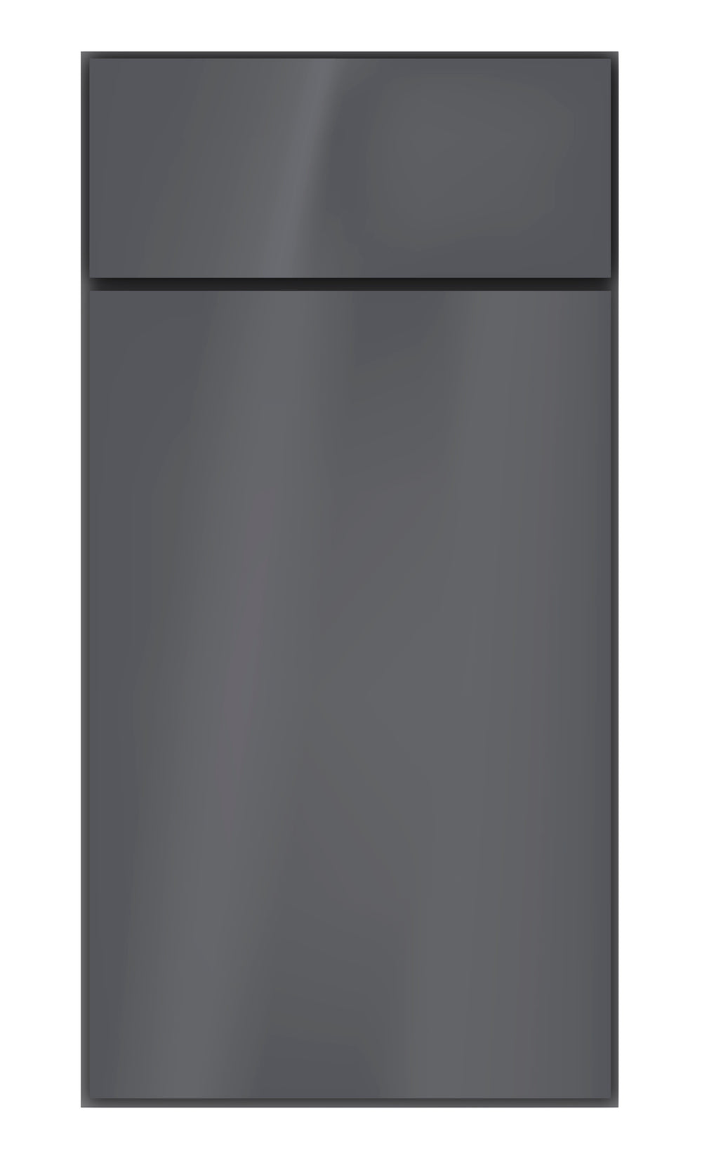 Shop Metro Gloss Slate European Style Cabinets