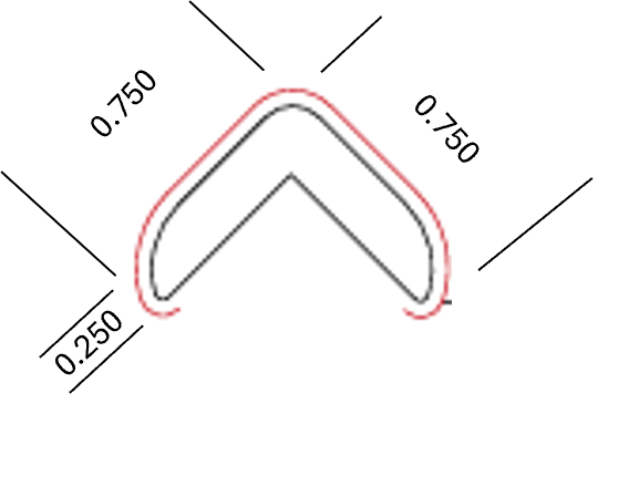 Malibu White Shaker 8 ft. Outside Molding