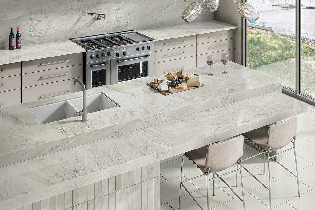 Corsica Pearl Premiere Pearl White Pearl Quartzite