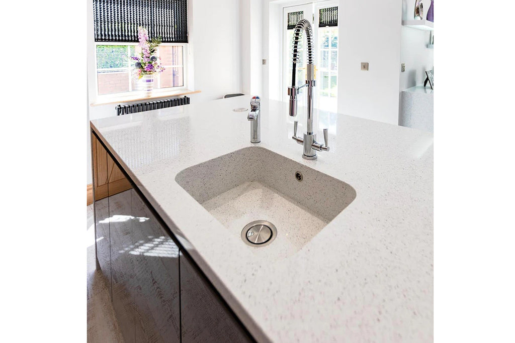 Corsica Gold Nebulous White Quartz