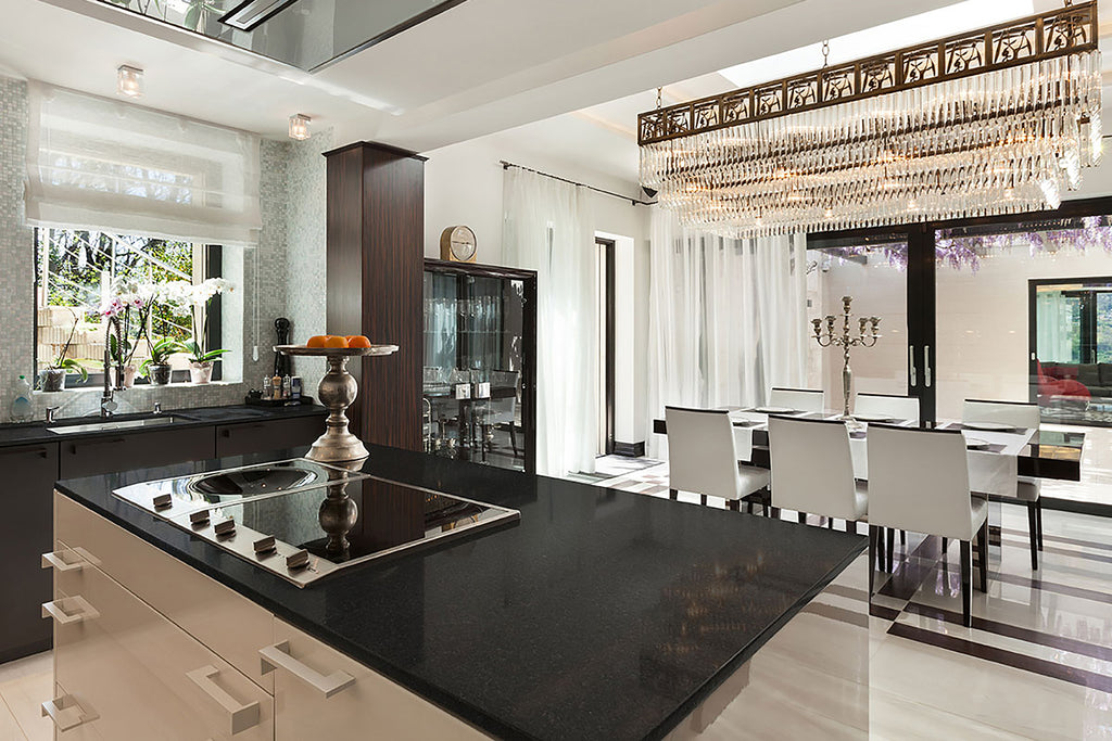 Corsica Pearl Lapetus Black Granite