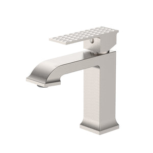 Decora Single Handle Square Bathroom Faucet in Brushed Nickel  - RVF5132BN