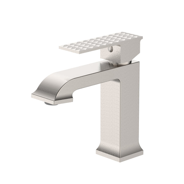 Decora Single Handle Square Bathroom Faucet in Brushed Nickel  - RVF5132BN
