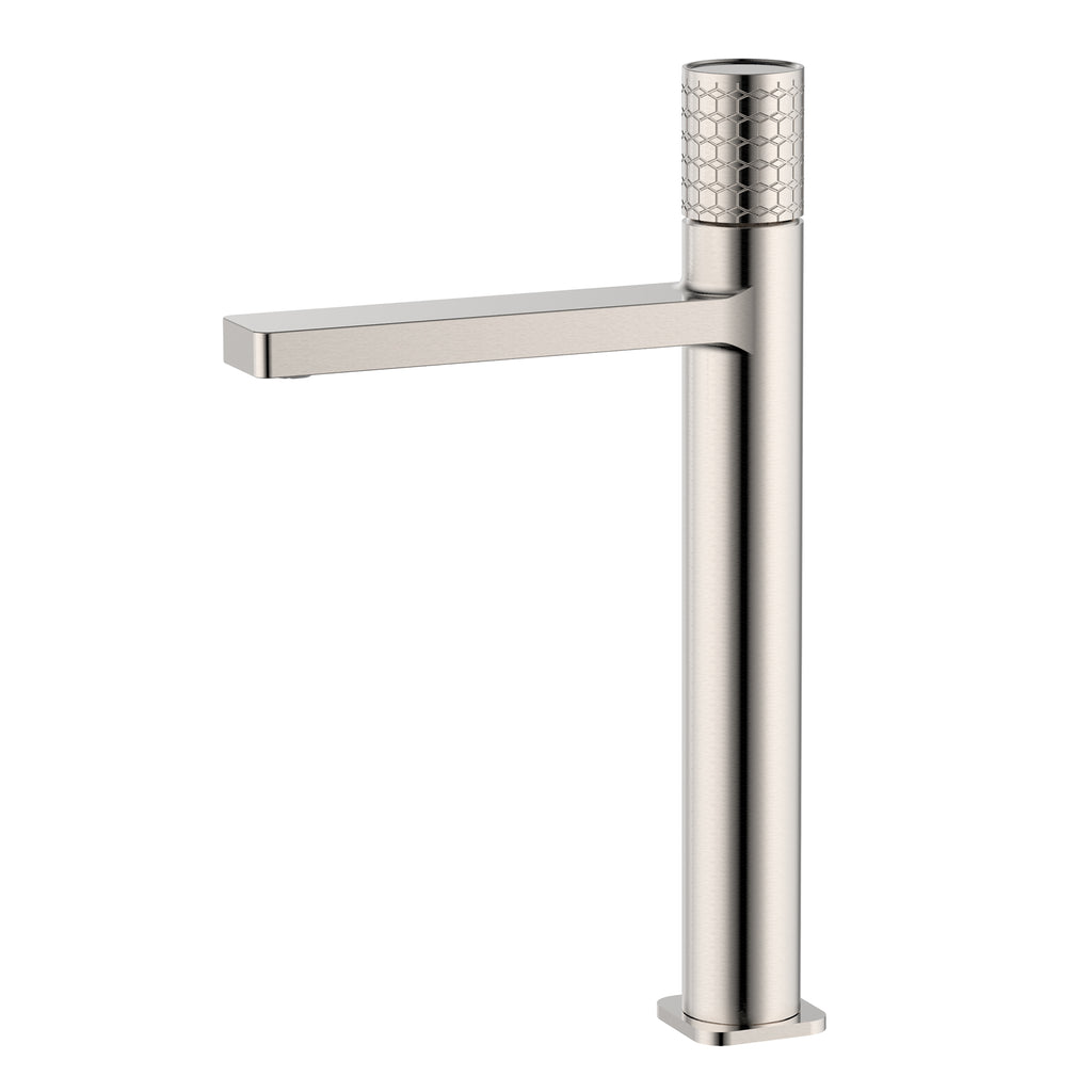 Emilio Tall Vessel Single Handle Bathroom Faucet in Brushed Nickel  - RVF5134BN
