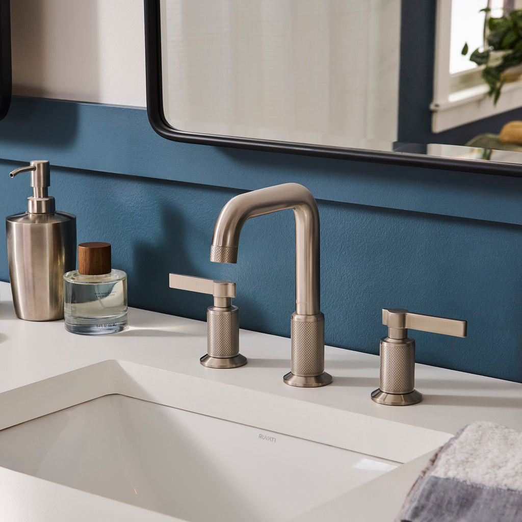 Barolo Two Handle Widespread Bathroom Faucet in Brushed Nickel - RVF5236BN