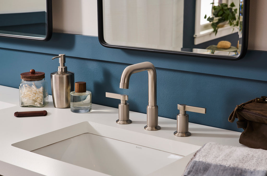 Barolo Two Handle Widespread Bathroom Faucet in Brushed Nickel - RVF5236BN