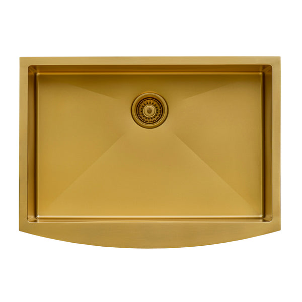 Square Crnrs Apron Front UM 33x22 SB Gold