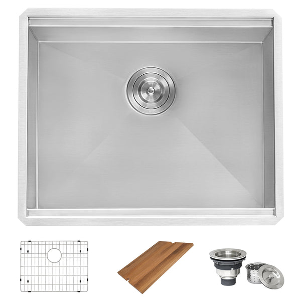 21 x 19 x 13 '' Deep Laundry Utility Workstation Sink Undermount 16 Gauge