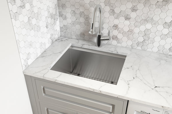 21 x 19 x 13 '' Deep Laundry Utility Workstation Sink Undermount 16 Gauge