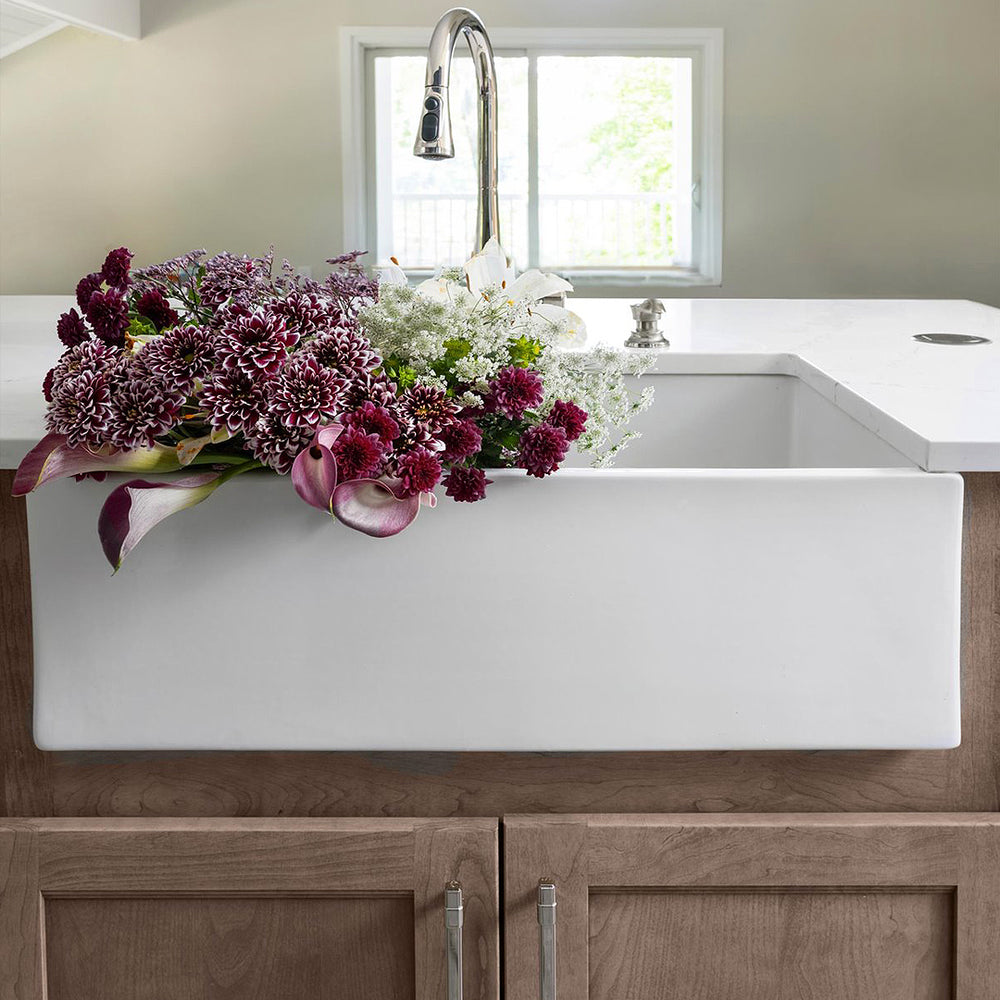 31'' Reversible Fireclay Farmhouse Sink