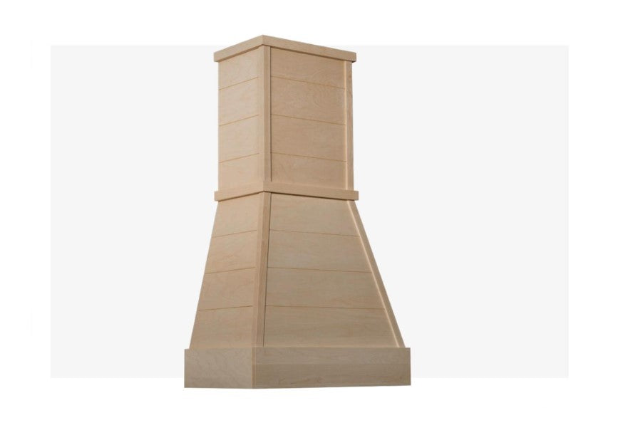 MODERN FARMHOUSE SHIPLAP TAPERED HOOD