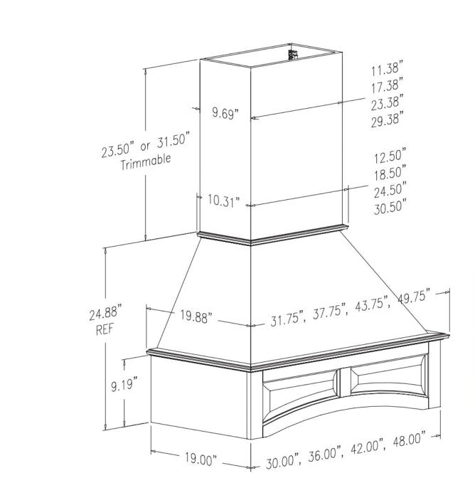 ARCHED SIGNATURE HOOD