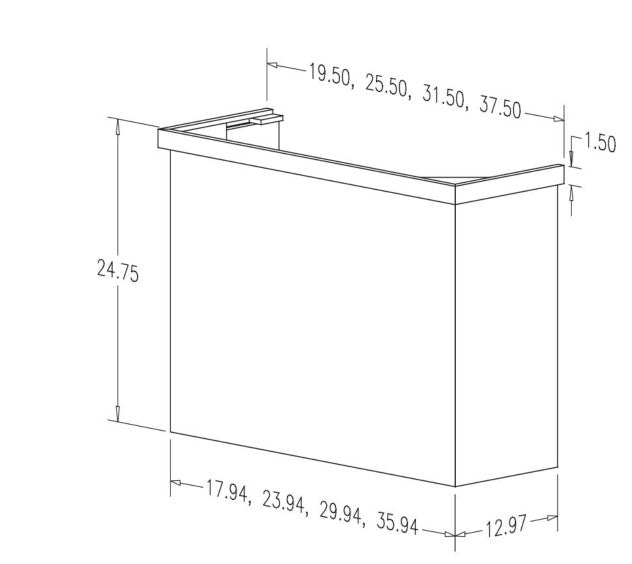 TAPERED MODERN HOOD CHIMNEY