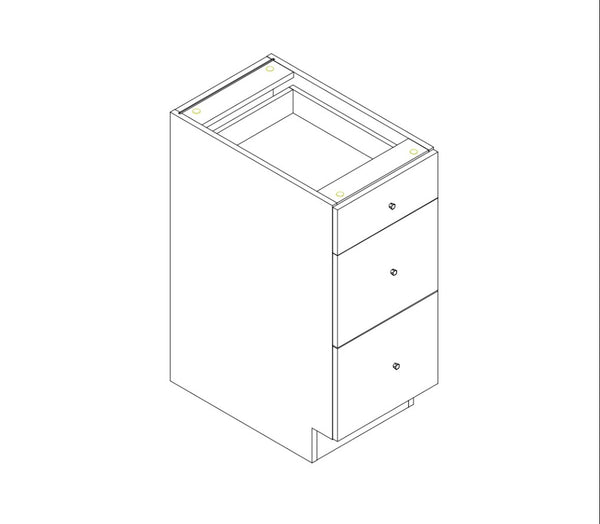 Gracious Home Three Drawer Closet Cabinets