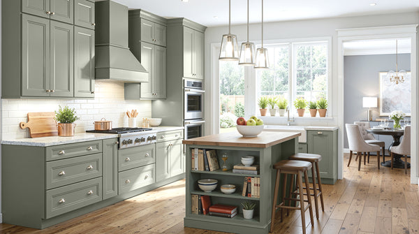 Sea Pines Green Bevel Shaker Sample