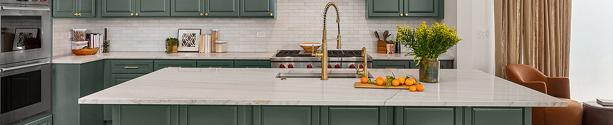 Montpelier Sage Raised Panel Cabinets