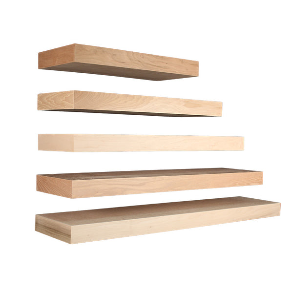 Painted Floating Shelves - Nantucket Bluff
