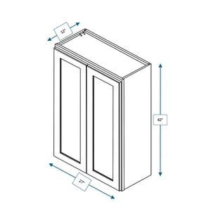 Spring Hill Hickory 27 in. Wide x 12 in. Deep x 42 in. Tall - Wall Shaker Cabinet