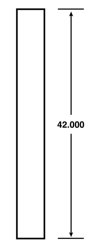 Platinum Grey 3 in. Wide x .75 in. Deep x 42 in. Tall - Wall Filler Molding for Shaker Cabinet